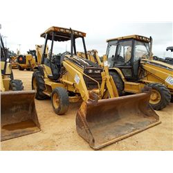 CAT 416C LOADER BACKHOE, S/N 4ZN08048, GP BUCKET, CANOPY