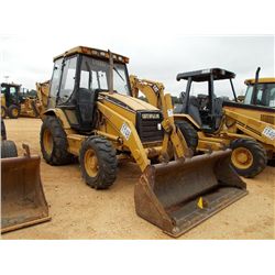 CAT 416C 4X4 LOADER BACKHOE, S/N 4ZN19456 (2000 YR) GP BUCKET, ECAB W/ AIR, METER READING 5,529 HRS