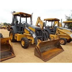 JOHN DEERE 310J 4X4 LOADER BACKHOE, S/N 145376 (07 YR) GP BUCKET, CANOPY, METER READING 3,574 HRS