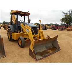 JOHN DEERE 310G LOADER BACKHOE, S/N 916080 (03 YR) GP BUCKET, 24" HOE BUCKET, CANOPY, METER READING 