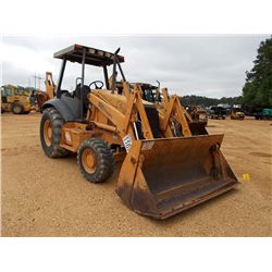 CASE 580 SUPER L 4X4 LOADER BACKHOE, S/N 278228 (2000 YR) MP BUCKET, CANOPY, METER READING 1,205 HRS