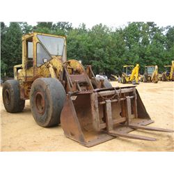 CAT 950 WHEEL LOADER, S/N 81J10818, GP BUCKET & FORKS, CANOPY, 20.5X25 TIRES