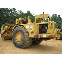 CAT 627 MOTOR SCRAPER, S/N 54K567, CANOPY, 29.5-29 TIRES