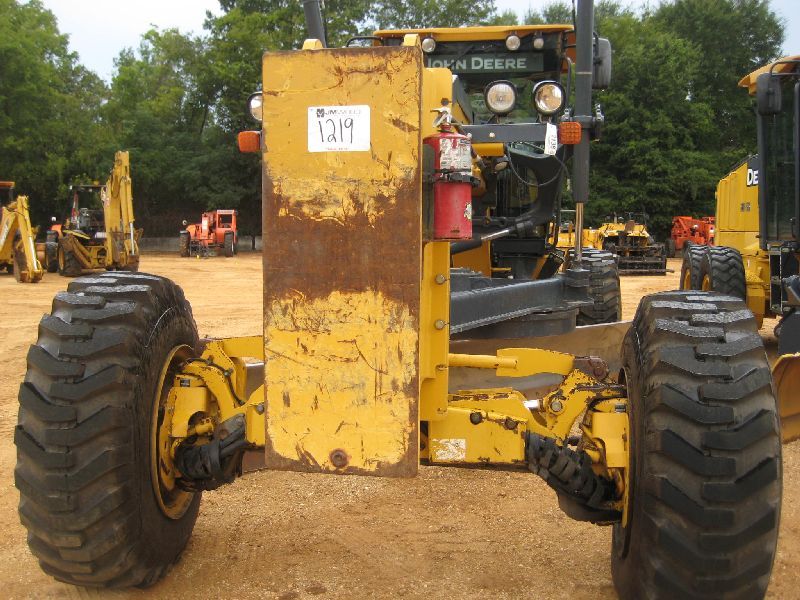 JOHN DEERE 872G MOTOR GRADER, S/N 624885, 14' HYD MOLDBOARD W/TIP ...