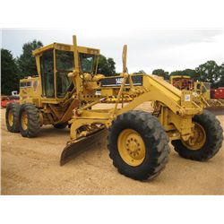 CAT 140H MOTOR GRADER, S/N 2ZK04253, ( 99 YR) 14' MOLDBOARD W/ TIP CONTROL, SCARIFIER, ECAB W/ AIR, 