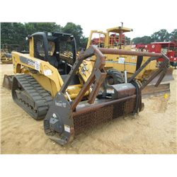 JOHN DEERE CT322 GRINDER, S/N 146947, (07 YR) TRACK TYPE, GP BUCKET, LOFTNESS MULCH HEAD, MODEL 73AX