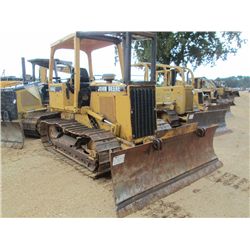 JOHN DEERE 550G LT CRAWLER TRACTOR, S/N 828501 (97 YR) 6 WAY BLADE, PEDAL STEER, CANOPY, SWEEPS, REA