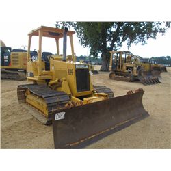 CAT D3C SERIES II CRAWLER TRACTOR, S/N 5CJ00916, 6 WAY BLADE, CANOPY, METER READING 3,584 HRS