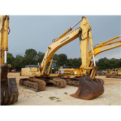KOMATSU PC300LC-6LC HYDRAULIC EXCAVATOR, S/N A80747, 10'6" STICK, 54" BUCKET, ECAB W/AIR