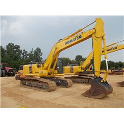 KOMATSU PC210LC-10 HYDRAULIC EXCAVATOR, S/N 10172 (13 YR) 9'9" STICK, 48" BUCKET, THUMB, ECAB W/AIR,