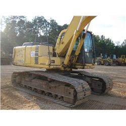 KOMATSU PC150 LC HYDRAULIC EXCAVATOR, S/N 1L30626, 9' STICK, 36" BUCKET, THUMB, ECAB, METER READING 