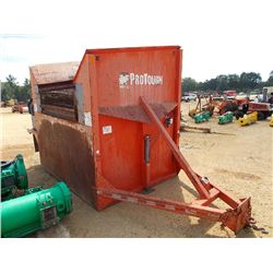 THOMAS PRO TOUGH 400 TOP SOIL SCREENER, S/N 2T93A9VC451145201, KUBOTA DIESEL ENG, METER READING 511 