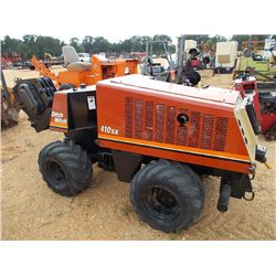 DITCH WITCH 410 SXD TRENCHER, S/N 4R0039, METER READING 1,080 HRS
