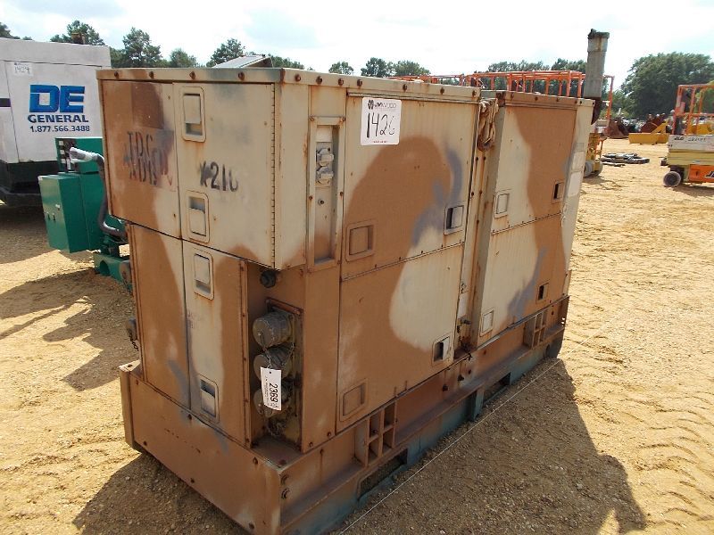 GENERATOR 50/60 KW, S/N FZ-03609, 120V/ 208V 60HZ 3 PHASE, SKID MTD ...