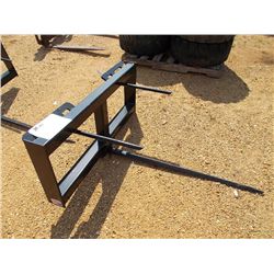 VERSATECH HD HAY SPEAR, SINGLE TINE, FIT SKID STEER LOADER