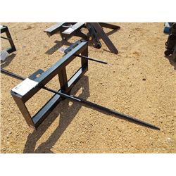 VERSATECH HD HAY SPEAR, SINGLE TINE, FIT SKID STEER LOADER