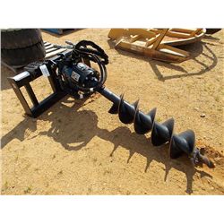 CAT A195 12" HYD AUGER FIT SKID STEER