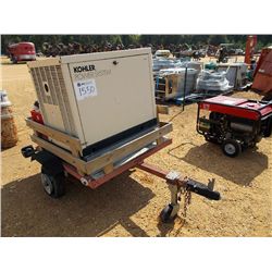 KOHLER 85RMY POWER SYSTEM, S/N 0631687, 120/240 VOLTS, LP GAS TRAILER MTD