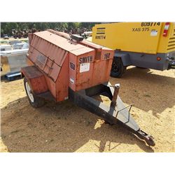 SMITH 160 AIR COMPRESSOR, FORD GAS ENGINE, METER READING 1,627 HRS