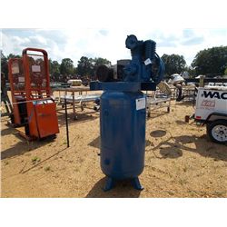 UPRIGHT AIR COMPRESSOR & TANK ELECTRIC BELT DRIVE