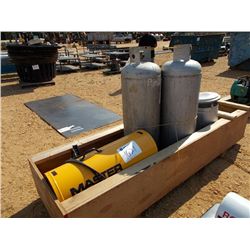 (1) LOT PROPANE HEATERS & TANKS