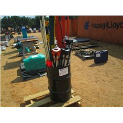 1 LOT TRI PODS & GRADE RODS