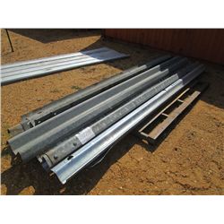(1) LOT GALVANIZED GUARD RAILS