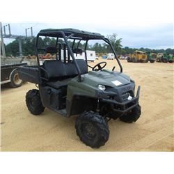 2009 POLARIS RANGER 500 4X4 SIDE BY SIDE ATV, S/N 4XAHH50A392716089, GAS ENGINE, REAR DUMP BED