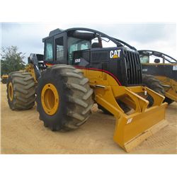 CAT 525B GRAPPLE SKIDDER, S/N 3KZ02024, SINGLE ARCH, WINCH, ECAB W/AIR, 35.5L-32 TIRES