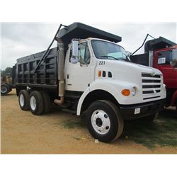 2000 STERLING LT750 T/A DUMP, S/N 2FZNRJBB7YAB63265, CAT DIESEL ENG, 12K FRONT, 14' OX DUMP BODY,M 1