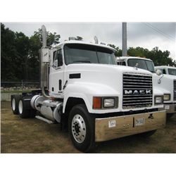 1998 MACK CH613 T/A TRUCK TRACTOR, S/N 1M2AA18Y8WW086290, E7 454 MACK ENGINE, 10 SPD TRANS, 40K REAR