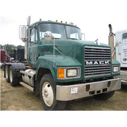 2001 MACK CH613 T/A TRUCK TRACTOR, S/N 1M1AA12YX1W141747, MACK DIESEL ENG, 18 SPD TRANS, 40K REARS, 