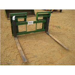 42" FORK ASSY FOR JOHN DEERE 420 LOADER