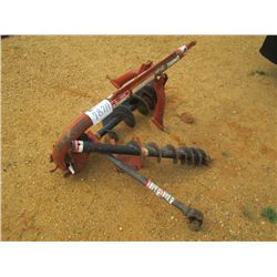 RHINO 3 PTH AUGER W/ 6" & 12" BITS