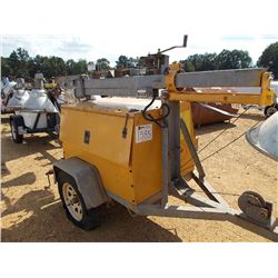 SPECIALTY LIGHT PLANT KUBOTA DIESEL, S/N 9764421