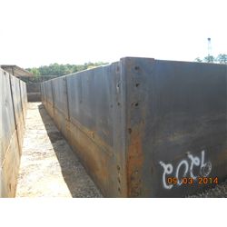 (8) UNIT SECTIONAL BARGES W/RAKE IN (4) 50X10X6, (3) 40X10X6, (1) 40X10X6 RAKE IN BARGE (TO BE SOLD 