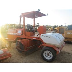 BROCE RJ350 BROOM, S/N 405775, 8' BROOM, JOHN DEERE DIESEL ENG, CANOPY, METER READING 1,209 HRS