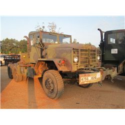 1983 AMERICAN GENERAL M932 6X6 TRUCK TRACTOR, S/N C53200158, CUMMINS DIESEL ENG, ALLISON A/T, P/S (T
