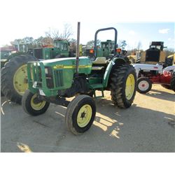 JOHN DEERE 5210 FARM TRACTOR, S/N 321647, 3 PTH, PTO, 2 HYD REMOTES, 14.9-28 REAR TIRES, 7.50-16 FRO