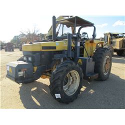 NEW HOLLAND 6640 MFWD FARM TRACTOR, S/N 084355B, 3 PTH, PTO, 1 REMOTE, CANOPY, ALAMO MACHETE 5' BOOM
