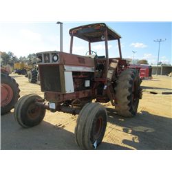 INTERNATIONAL 1586 FARM TRACTOR, S/N, 3 PTH, PTO, 2 REMOTES, CANOPY, 20.8-38 TIRES