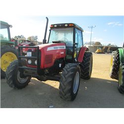 MASSEY FERGUSON 5465 MFWD FARM TRACTOR, S/N R200077 (06 YR), 3 PTH, PTO, 3 HYD REMOTES, ECAB W/AIR, 
