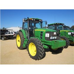 JOHN DEERE 7130 MFWD FARM TRACTOR, S/N RW7130H029744, (11 YR) 3 PTH, PTO, 3 HYD REMOTES, QUICK HITCH