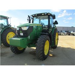 JOHN DEERE 6140R MFWD FARM TRACTOR, S/N 1RW6140RTCA002832, (12 YR) 3 PTH, PTO, 4 HYD REMOTES, 20 SPE