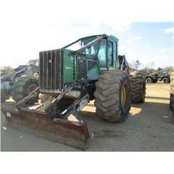 JOHN DEERE 648G III GRAPPLE SKIDDER, S/N 605636 (06 YR) DUAL ARCH, WINCH, ECAB W/ AIR, 30.5L32 TIRES