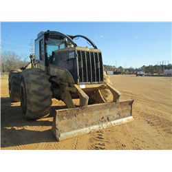 CAT 525B GRAPPLE SKIDDER, S/N 3KZ00408 (01 YR) SINGLE ARCH GRAPPLE, WINCH, ECAB W/AIR, METER READING