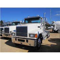 2013 MACK CHU613 T/A TRUCK TRACTOR, S/N 1M1AND7YXDM011328, 445 HP MACK MP8 DIESEL ENG, 10 SPD TRANS,