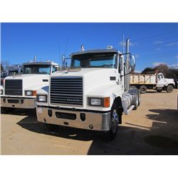 2012 MACK CHU613 T/A TRUCK TRACTOR, S/N 1M1AN07Y7CM010927, 445HP MACK MP8 DIESEL ENG, 10 SPD TRANS, 