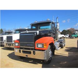 2012 MACK CHU613 T/A TRUCK TRACTOR, S/N 1M1AN07Y6CM010143, 505 HP MACK MP8 ENG, 18 SPD TRANS, 38K RE