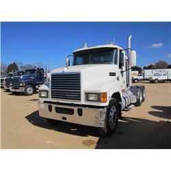 2008 MACK CHU613 T/A TRUCK TRACTOR, S/N 1M1AN07Y68N001010, 445 HP MACK MP8 DIESEL ENG, 10 SPD TRANS,